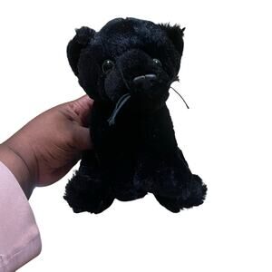 Adventure Planet Black Panther Plush 7” Jungle Cat Stuffed Animal Toy